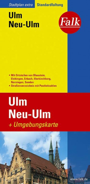 Falk Stadtplan Extra Standardfaltung Ulm / Neu-Ulm