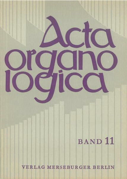 Acta Organologica