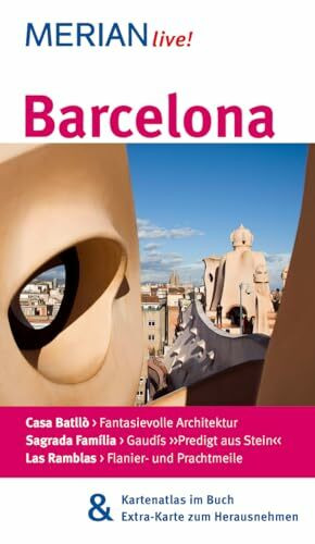 MERIAN live! Reiseführer Barcelona: Mit Kartenatlas im Buch und Extra-Karte zum Herausnehmen