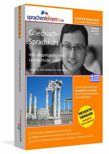 Sprachenlernen24.de Griechisch-Express-Sprachkurs PC CD-ROM für Windows/Linux/Mac OS X + MP3-Audio-CD: Werden Sie in wenigen Tagen fit für Ihre Reise nach Griechenland