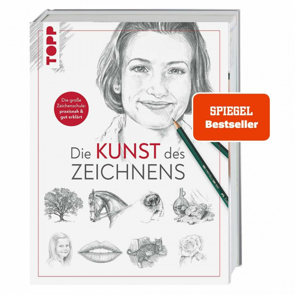 Die Kunst des Zeichnens. Die große Zeichenschule: praxisorientiert & gut erklärt.: Motive zu allen Themen, Spezialkapitel zu Perspektive, Licht & Schatten, Oberflächen & Strukturen