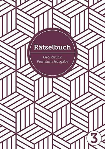 Pechschwarz Deluxe Rätselbuch Band 3. Rätselbuch Xl Für Erwachsene, ältere Leute, Senioren Und Rentner Im ...