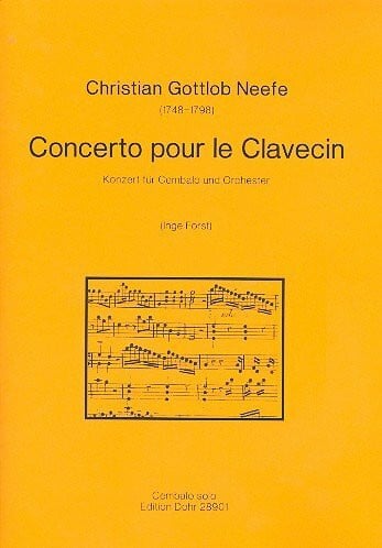 Concerto pour le clavecin : für Cembalo und Orchester Cembalo