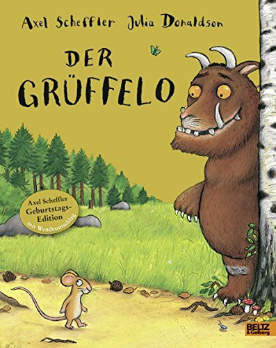 Der Grüffelo: Vierfarbiges Bilderbuch mit Wendeumschlag: Geburtstags-Edition mit Wendeumschlag