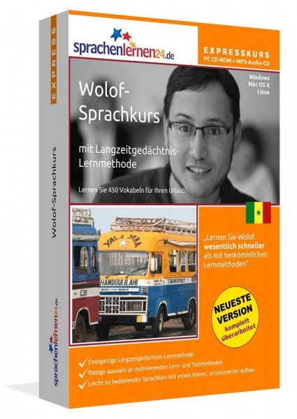 Sprachenlernen24.de Wolof-Express-Sprachkurs. CD-ROM