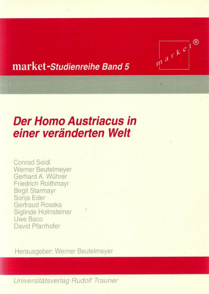 Der Homo Austriacus in einer veränderten Welt
