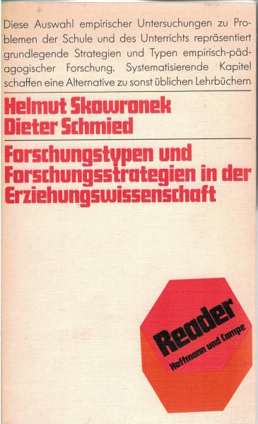 Forschungstypen und Forschungsstrategien in der Erziehungswissenschaft (Reader)