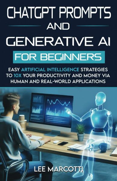 ChatGPT Prompts and Generative AI for Beginners: Easy Artificial Intelligence Strategies to 10x your productivity and money via human and real-world applications