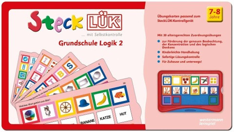SteckLÜK. Grundschule Logik 2: Alter 7 - 8 (rot)