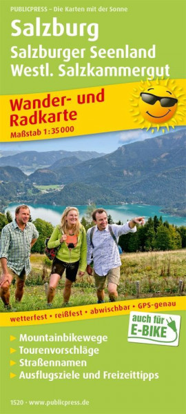 Salzkammergut-West. Wander- und Radkarte 1 : 35 000