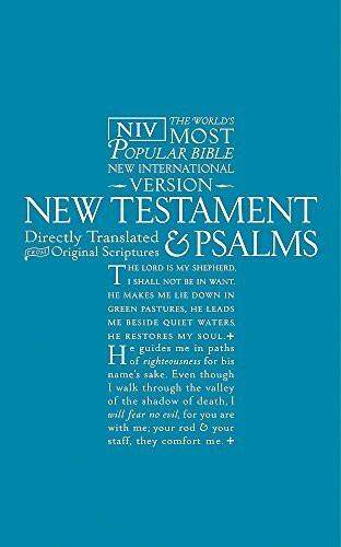 NIV New Testament & Psalms; blue PB: Blue PB
