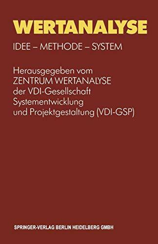 Wertanalyse: Idee - Methode - System