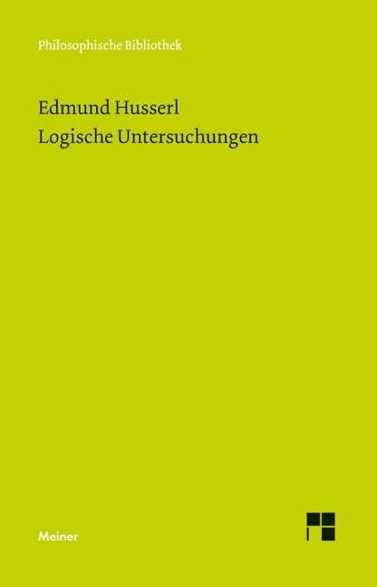 Logische Untersuchungen (Philosophische Bibliothek) - Bild 5