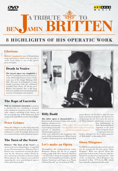 Benjamin Britten - A Tribute to Benjamin Britten [8 DVDs]