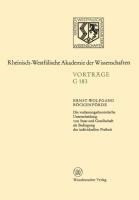 Die verfassungstheoretische Unterscheidung von Staat und Gesellschaft als Bedingung der individuellen Freiheit