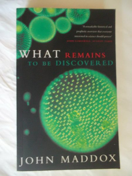 What Remains to be Discovered