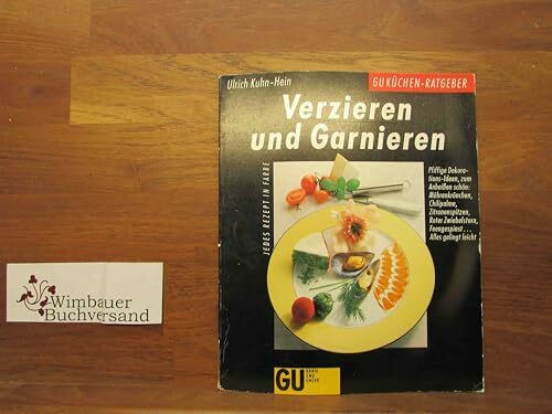 Verzieren und Garnieren. Pfiffige Dekorations-Ideen, zum Anbeissen schön: Möhrenkrönchen, Chilipalme, Zitronenspitze, roter Zwiebelstern, Feengespinst... Alles gelingt leicht.