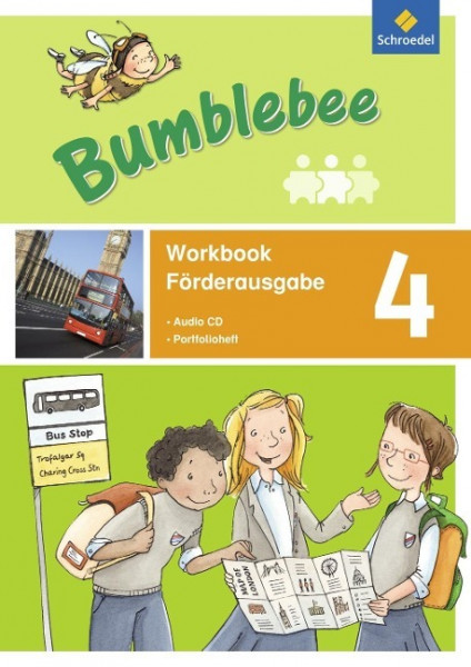 Bumblebee 4 - Förderheft - Inklusion plus Portfolioheft und Pupil's Audio-CD