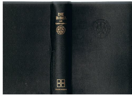 Bibelausgaben, Lutherbibel mit Apokryphen und Wortkonkordanz (Nr.1583)