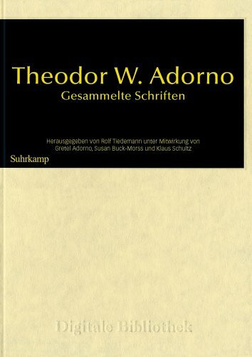 Digitale Bibliothek Nr. 97: Theodor W. Adorno: Gesammelte Schriften: Für Windows 95, 98, ME, NT, 2000 oder XP und MacOS 10.2