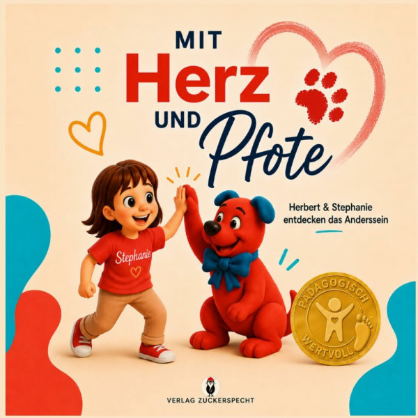 Mit Herz und Pfote – Herbert und Stephanie entdecken das Anderssein: Herbert erklärt warum andere Kinder anders sind und warum das nicht schlimm ist. ... Welt erklären. Mit Herz, Wissen und Respekt)