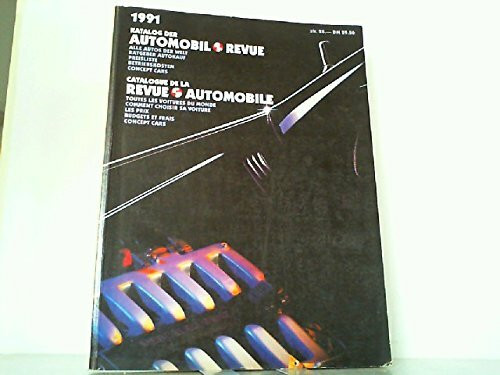 Katalog der Automobil Revue 1991