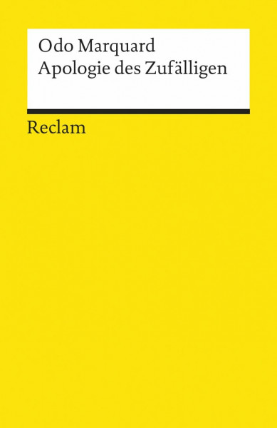 Apologie des Zufälligen (Reclams Universal-Bibliothek)