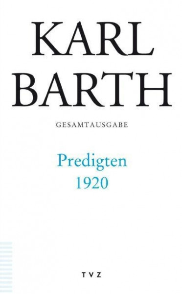 Karl Barth Predigten 1920