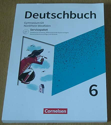 Deutschbuch Gymnasium G9 Nordrhein-Westfalen 6, Servicepaket.