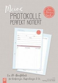 Meine Protokolle perfekt notiert "live - love - teach"