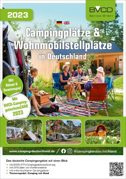 Campingplätze und Wohnmobilstellplätze in Deutschland 2023