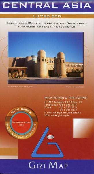 Central Asia Geographical 1 : 1 750 000