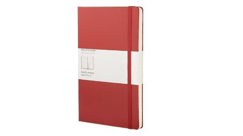 Moleskine Notizbuch liniert Large DIN A5 rot