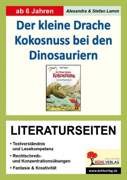 Der kleine Drache Kokosnuss 20 bei den Dinosauriern - Literaturseiten
