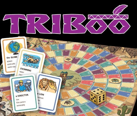 Triboo. Gamebox mit 132 Karten, Spielplan + Download