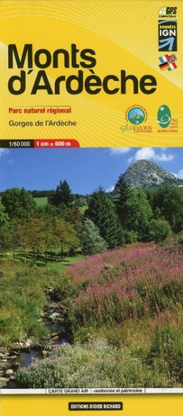 Libris Wanderkarte 11. Monts d'Ardèche 1 : 60 000