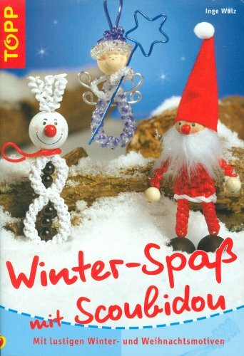 Winterspass mit Scoubidou: Knüpfen mit Scoubidoubändern - Winterliche- Weihnachtliche Motive
