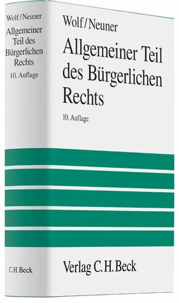 Allgemeiner Teil des Bürgerlichen Rechts (Großes Lehrbuch)