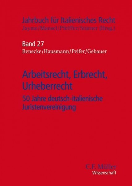 Arbeitsrecht, Erbrecht, Urheberrecht