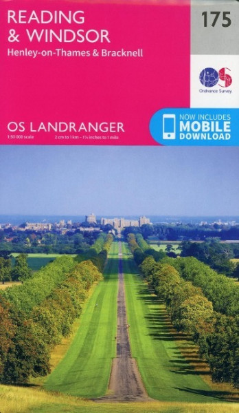 Reading, Windsor, Henley-on-Thames & Bracknell 1 : 50 000