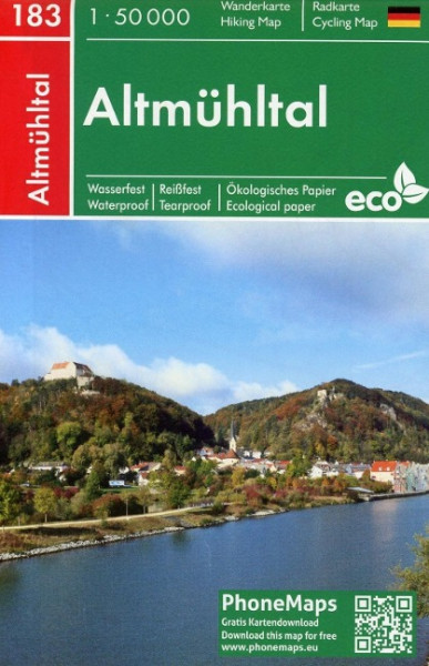 Altmühltal, Wander - Radkarte 1 : 50 000
