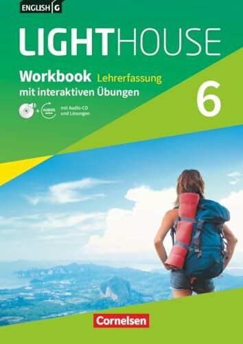 English G Lighthouse|NULL|Allgemeine Ausgabe|Band 6: 10. Schuljahr|NULL|NULL|Workbook mit interaktiven Übungen online - Lehrkräftefassung|Mit Audio-CD und Audios online