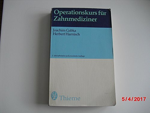 Operationskurs für Zahnmediziner