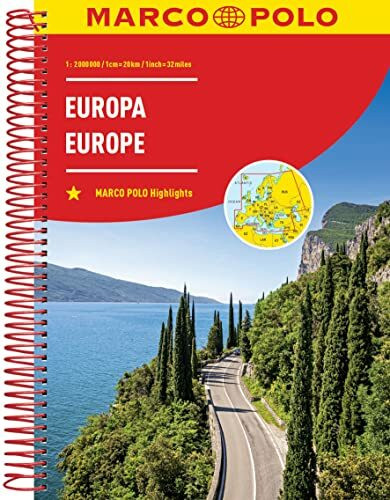 MARCO POLO Reiseatlas Europa 1:2 Mio.: Wegenatlas Schaal 1 : 2.000.000