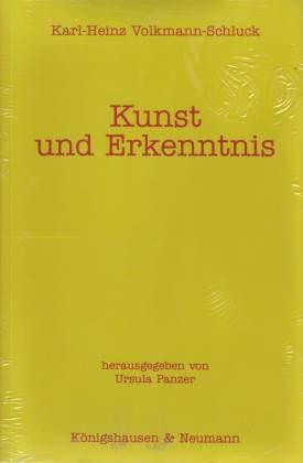 Kunst und Erkenntnis: Hrsg. v. Ursula Panzer