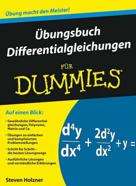 Übungsbuch Differentialgleichungen für Dummies: .