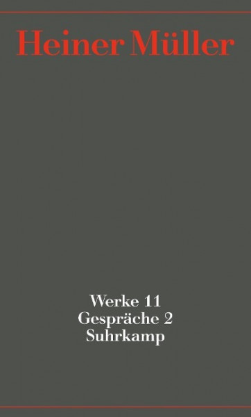 Werke 11. Gespräche 2. 1987-1991