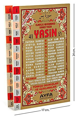 41 Yasin (Ayfa-011, Orta Boy, Sert Kapaklı, Fihristli, Türkçeli)