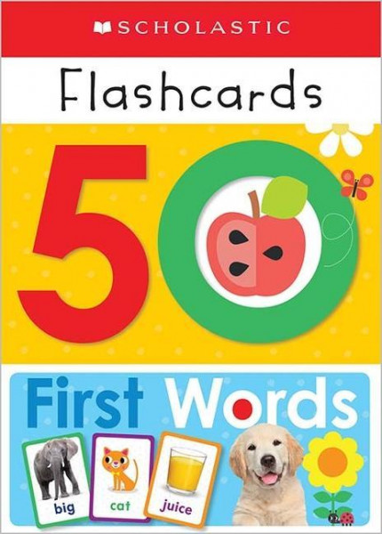 50 First Words Flashcards: Scholastic Early Learners (Flashcards)