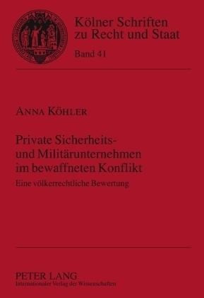 Private Sicherheits- und Militärunternehmen im bewaffneten Konflikt